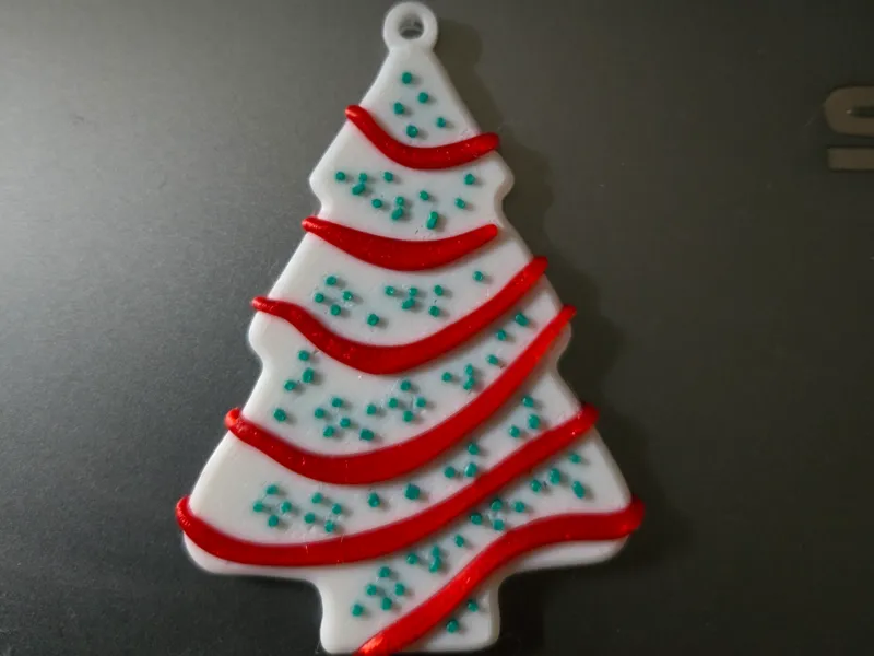 Christmas Tree Cake Ornament