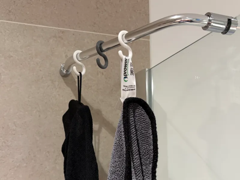 Badezimmer S-Haken 13mm für Duschstange