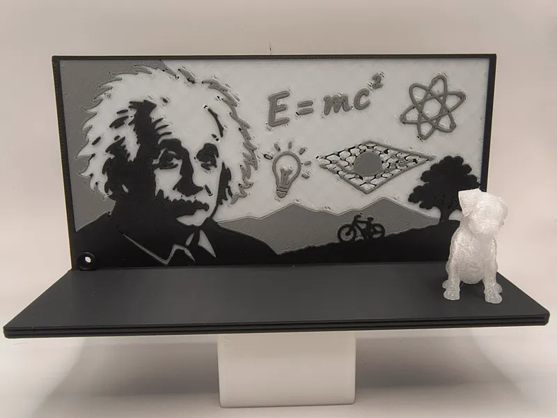 Albert Einstein Science Wall Shelf - 70s Icons