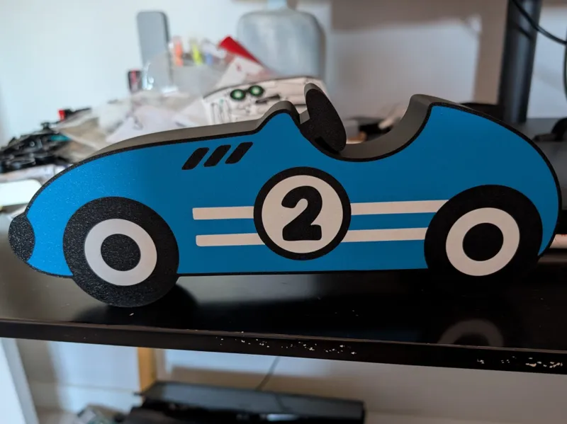 vintage car light box