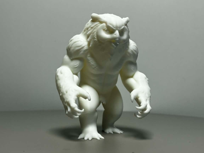 Huge Muscular Owlbear DnD tabletop mini monster