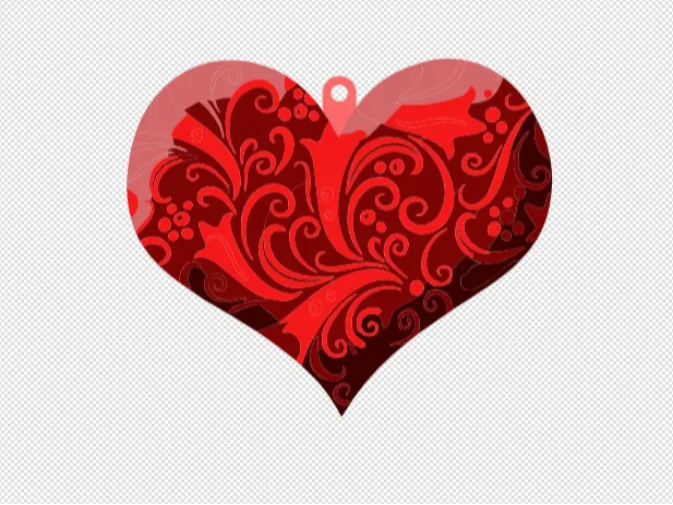 Heart keychain