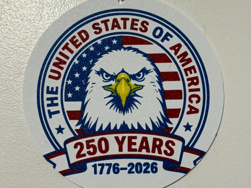 America 250 Years Eagle Wall Plaque