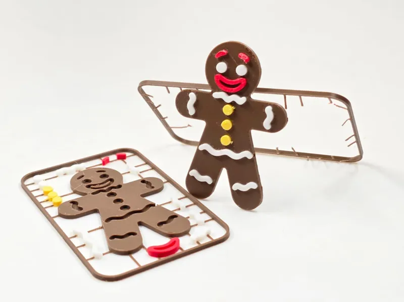 Gingerbread gift kit card