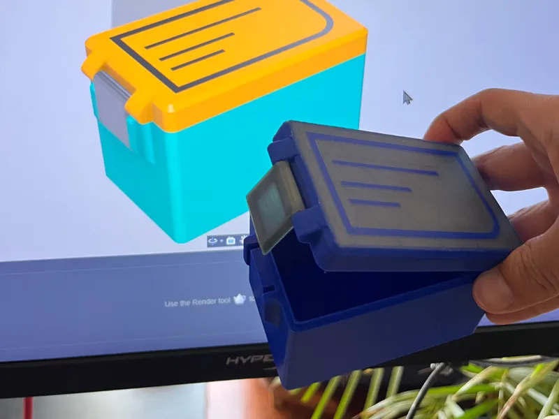 Caja para guardar tarjetas