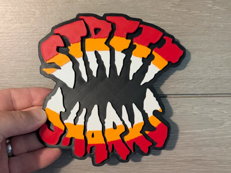 Street Sharks logo sign plaque 2-sizes