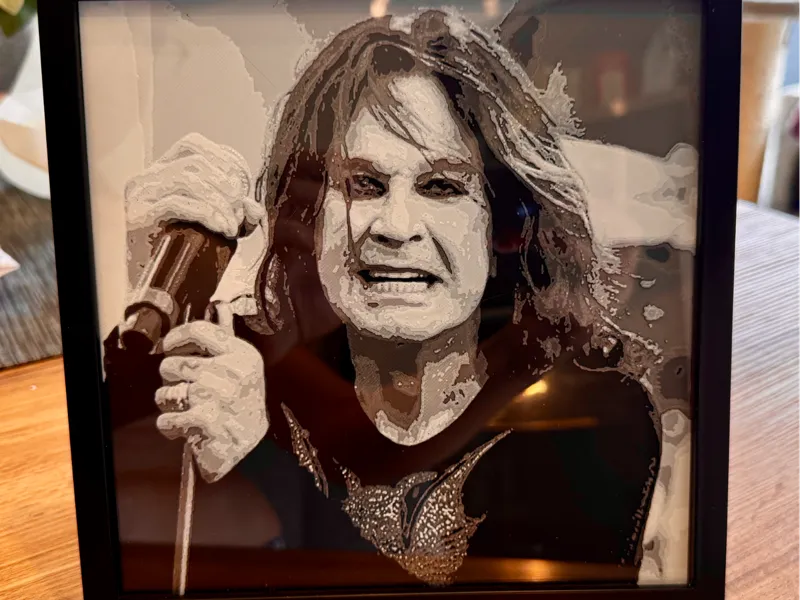 Portrait „Ozzy Osbourne“ – Fan-Art-Wandbild