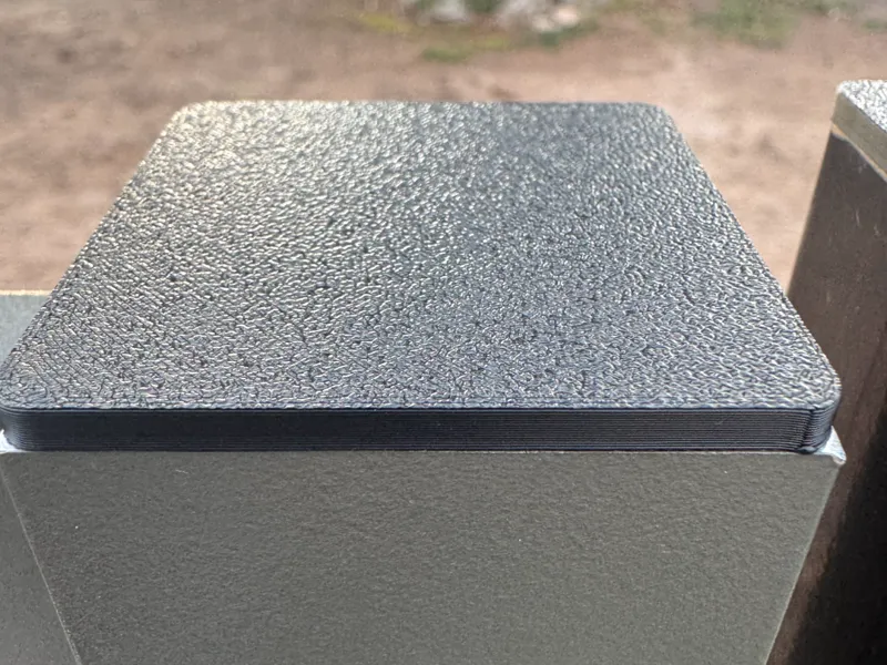 Flat fence cap for 50 x 50mm post