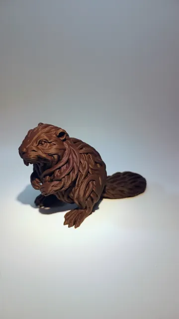 Modelo para impresión 3D: Wurzelbiber "Flussknabberer" verflochtenes Holz — vista de referencia 4