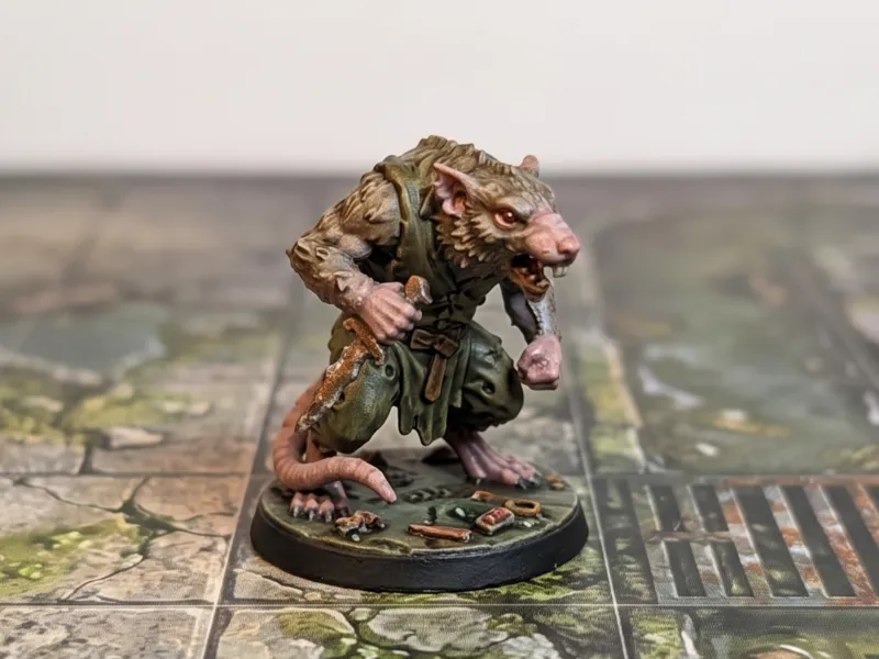 D&D Wererat miniature