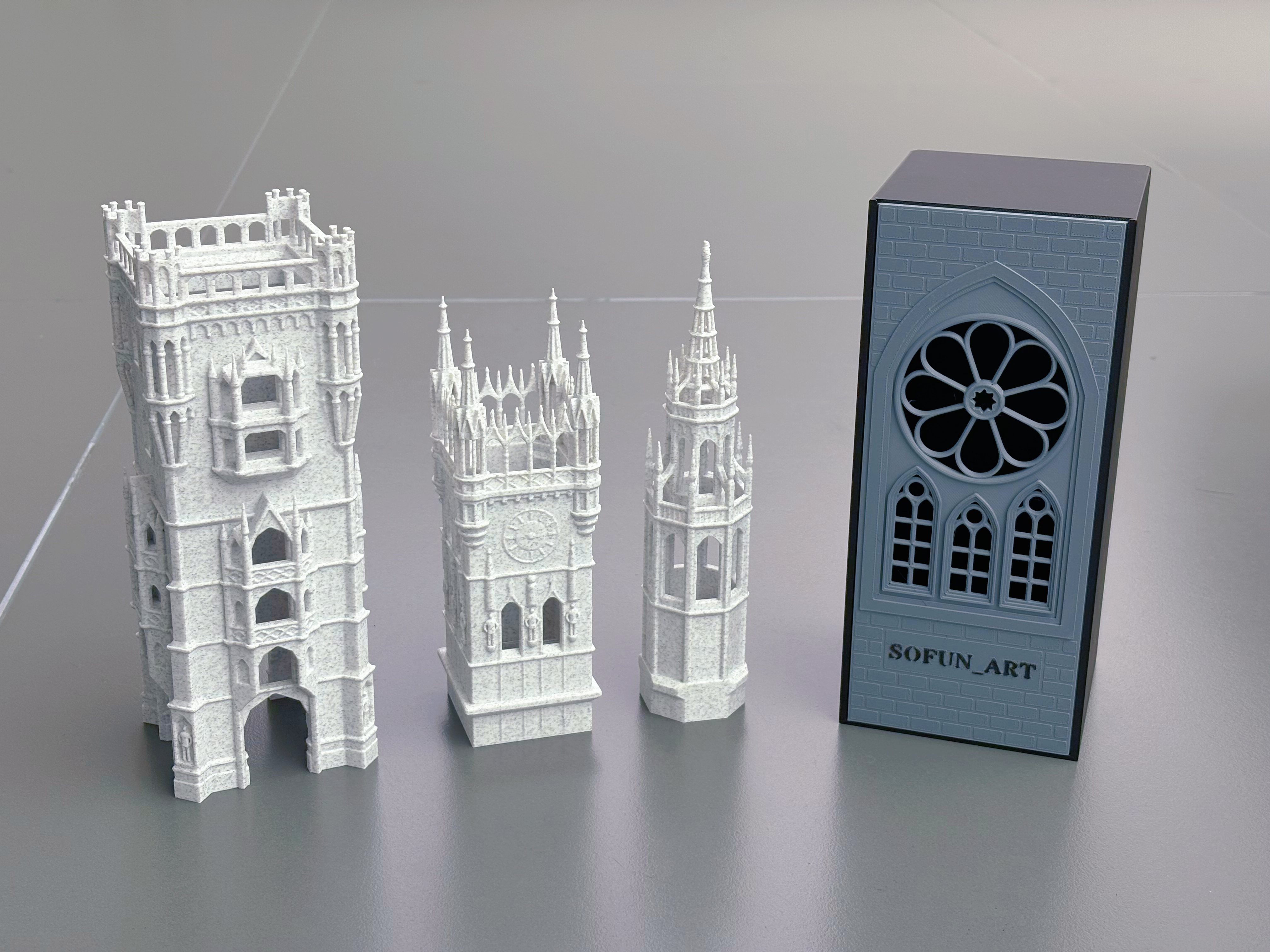 Miniatura 3 do modelo 3D 哥特教堂建筑大礼盒