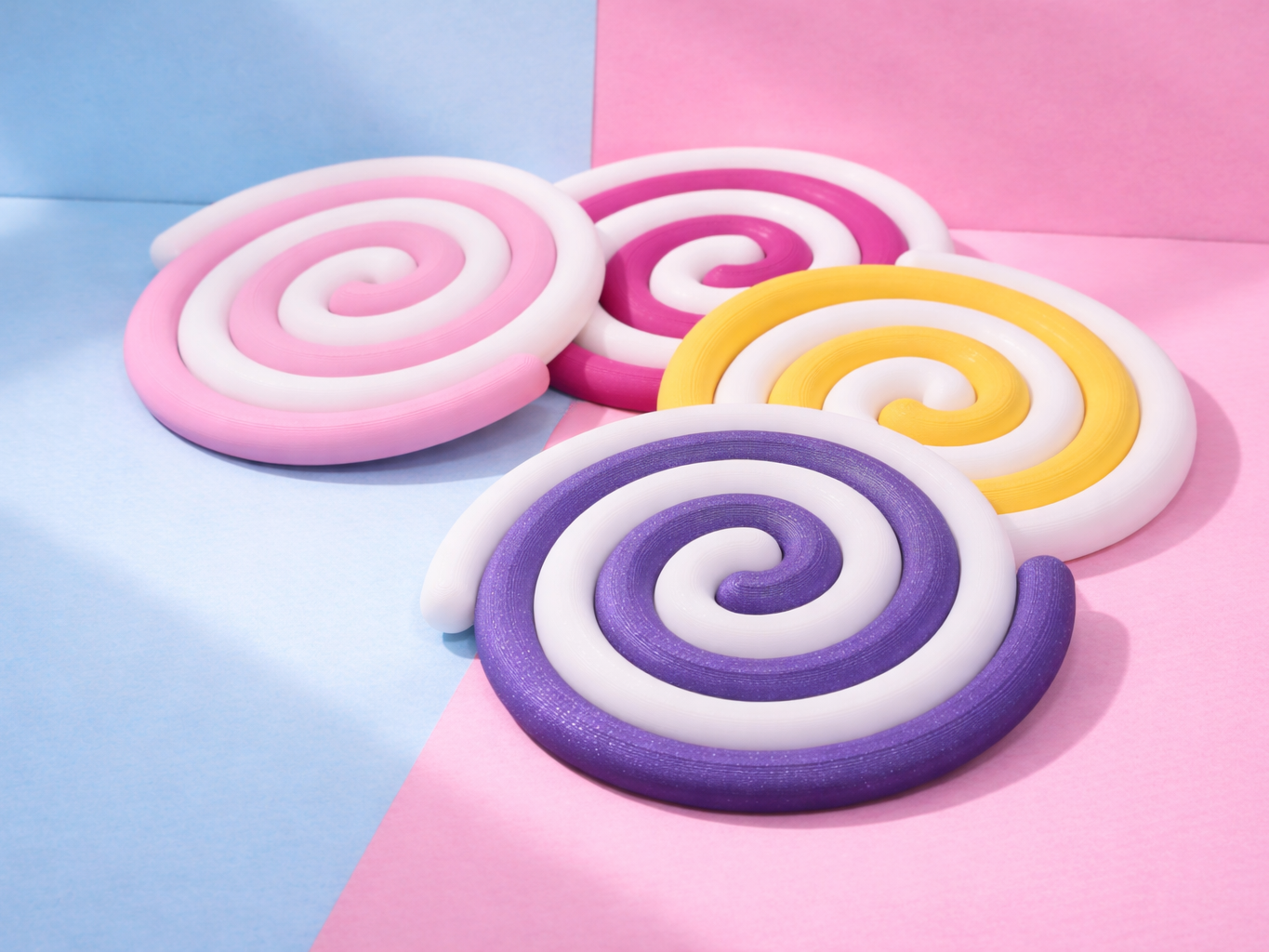 Lollipop Swirl Candy Funky Retro Coaster NO AMS