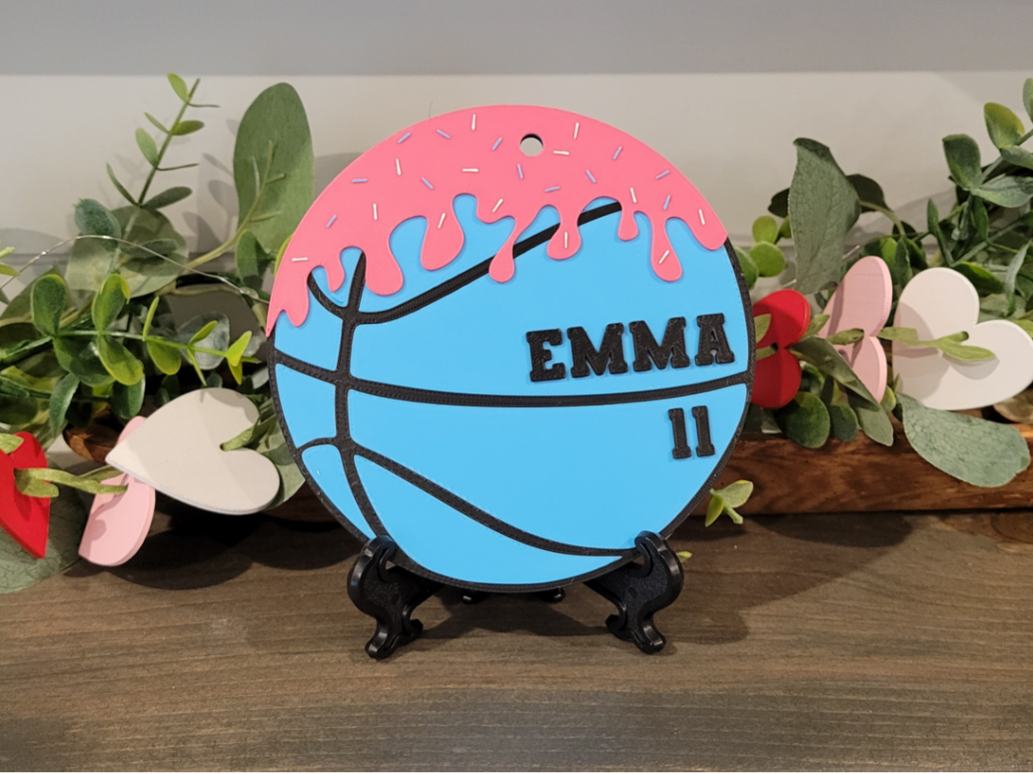 Drip Basketball Bag Tag