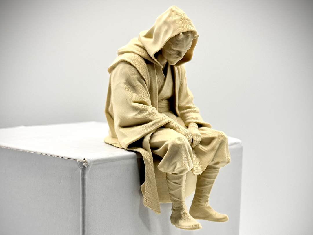 Sad Darth Maul Stars Wars Figurine on a ledge