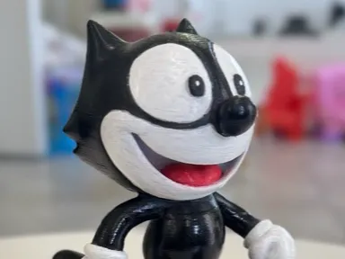 The Classic Cat Walking Statue with Briefcase
