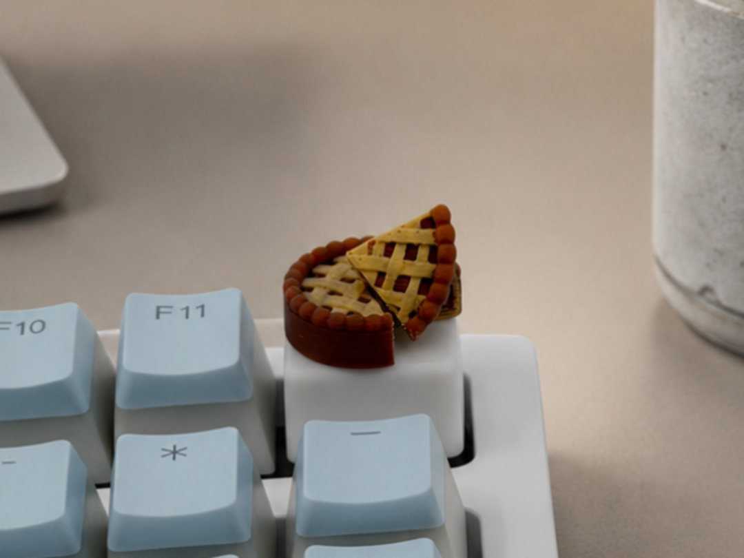 アップルパイのキーキャップ