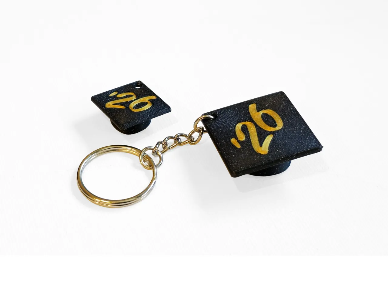 2025 Graduation Cap Keychain and Earrings view 3