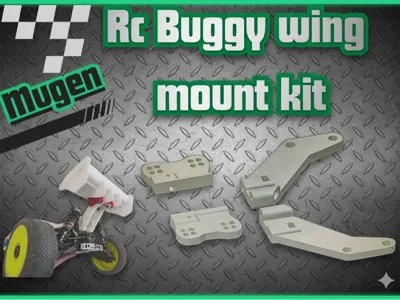 Rc buggy 1/8 wing mount kit