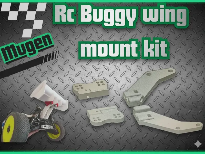 Rc buggy 1/8 wing mount kit