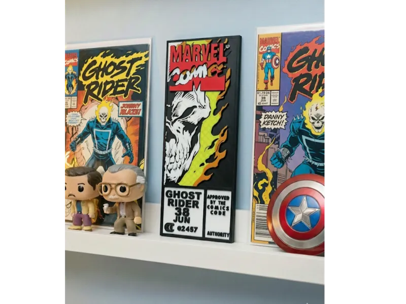 Ghost Rider Corner Box - Comic Decoration