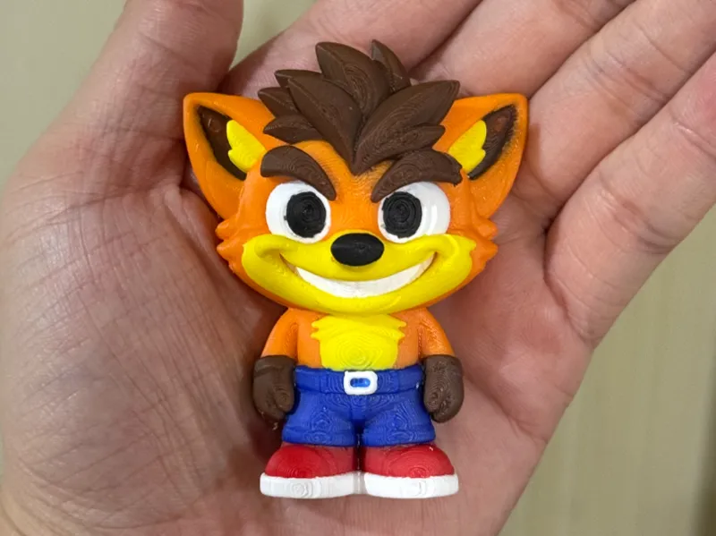 crash bandicoot keychain