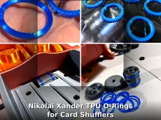 Nikolai Xander TPU O-Rings for Card Shufflers 24OD