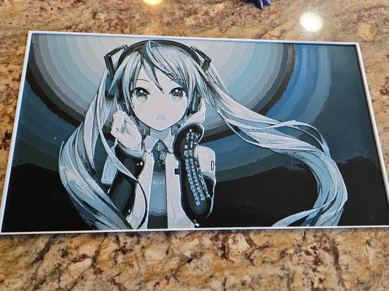 Miku Hatsune V2 Hueforge