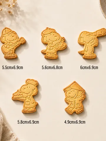 Cortador para modelado: Snoopy Cookie Cutter Set — vista de referencia 2