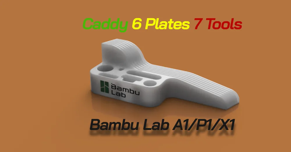 Labdraw Caddy Caddy 6 build plates and 7 tools Remixed by RMCFB - MakerWorld