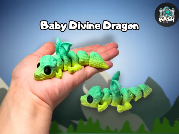 Bébé dragon divin articulé