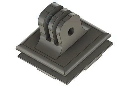 Backpack-Adapter for DJI Action or GoPro