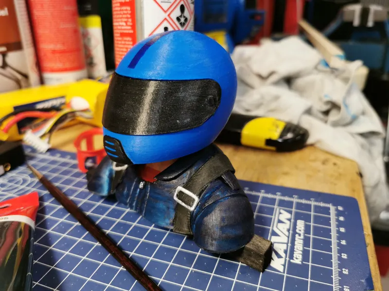 3D RC plane model pilot bruste