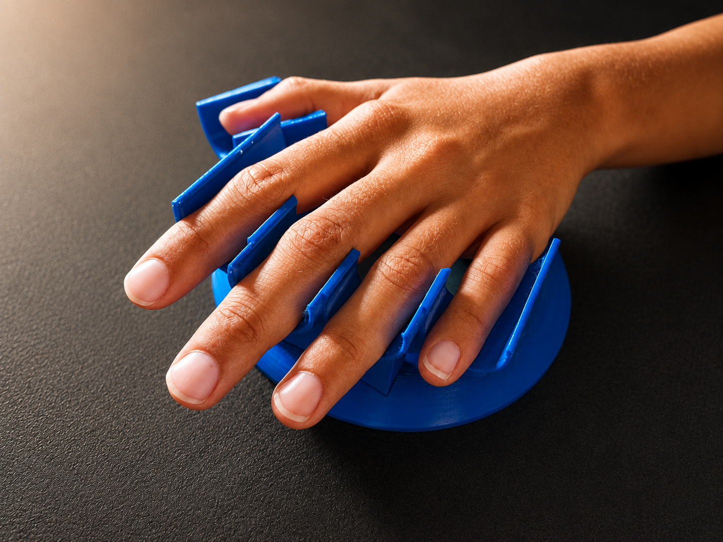 right and left hand manicure and nail polish - 1
