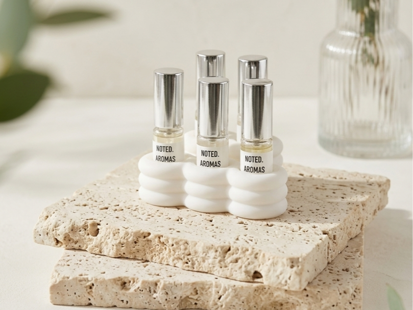 Mini Perfume Bottle Holder Stand Noted Aromas 18mm