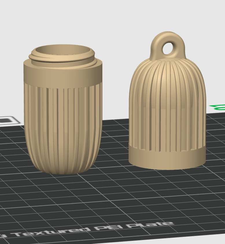 Miniatura 4 do modelo 3D Ribbed Lip Balm Holder (Straight & Spiral)