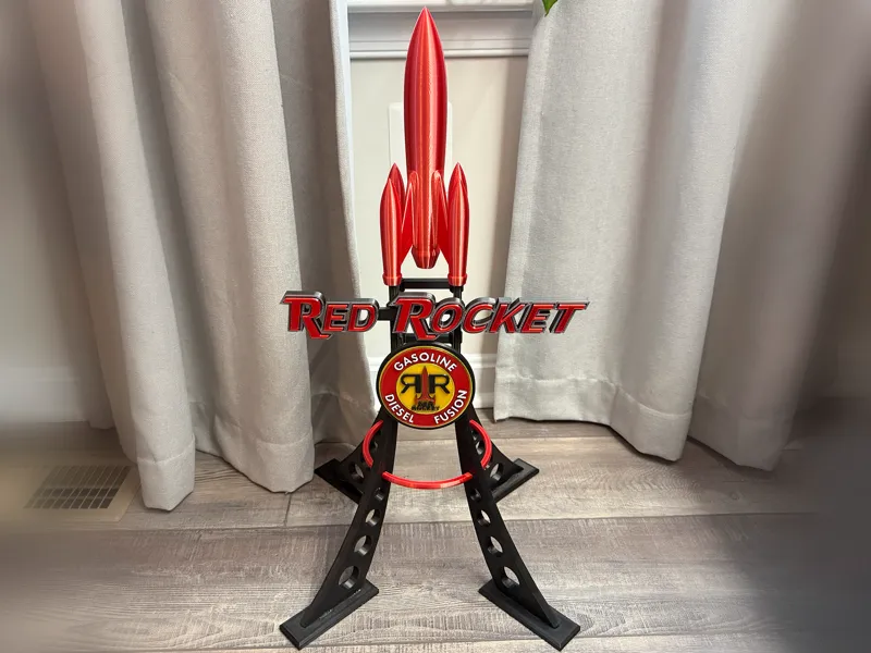 Fallout Red Rocket Mega Sign
