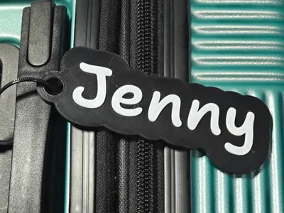 Customizable Luggage Tag Generator