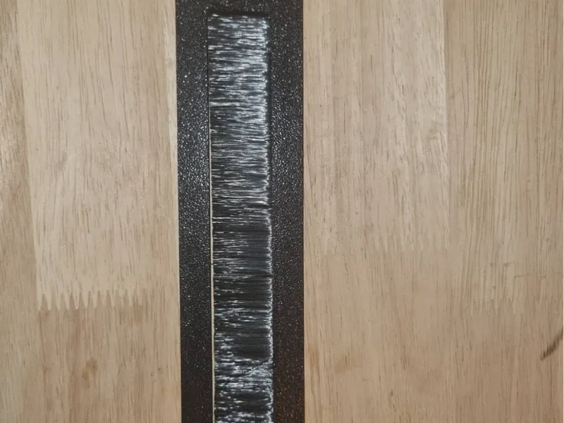 8 Inch Server Rack 1U Brushed Cable Patch Panel 