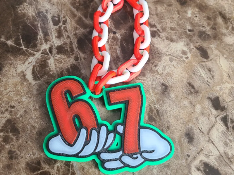 6/7 Necklace with Hands for your Elf on the Shelf