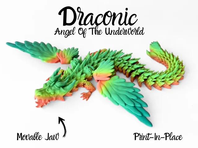 Draconic - Winged Articulated Dragon