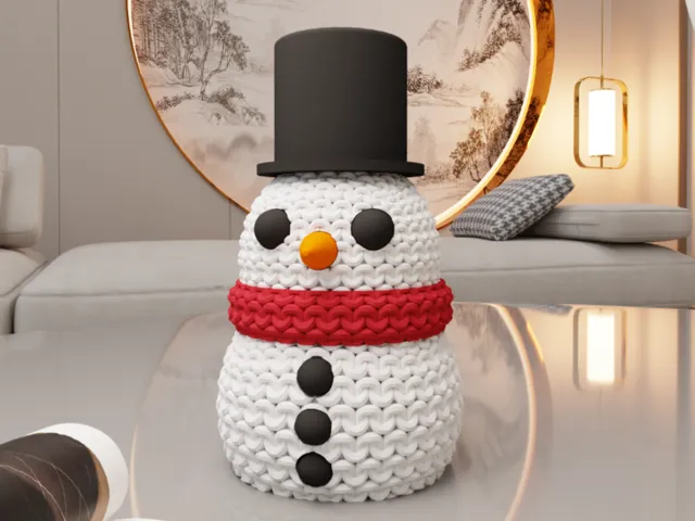 Knitted Snowman (NO AMS)