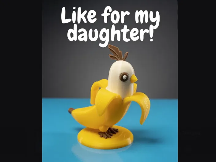 Banana Bird - Like for My Daughter- Her Idea!!!!