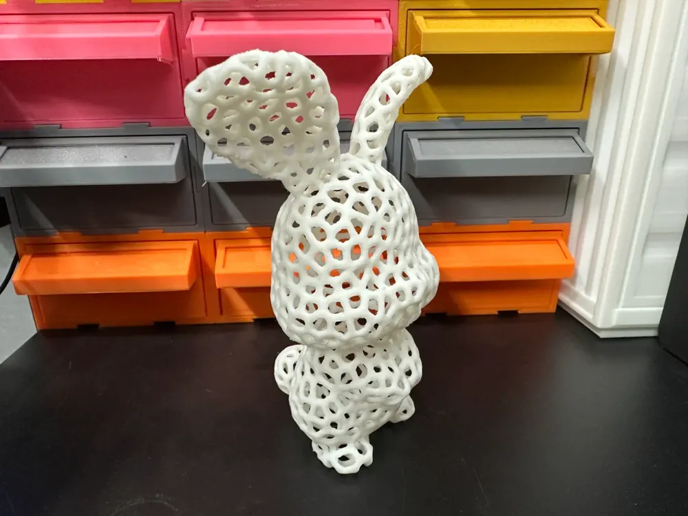Stl Long Ear Rabbit Openwork long-eared rabbit - Free 3D Print Model - MakerWorld