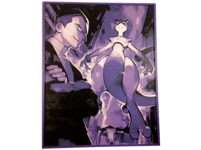 Mewtwo Giovanni Pokemon Hueforge Team Rocket Mew
