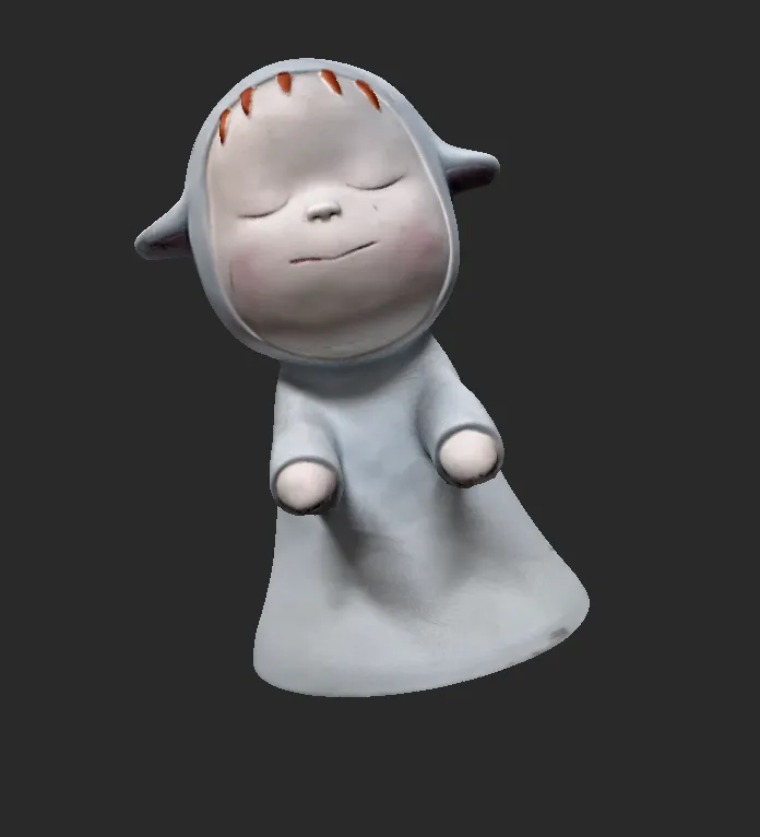 The Little Pilgrims (Night Walking) by Yoshitomo Nara - Free 3D