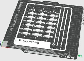 Tricky Fishing - kit card
