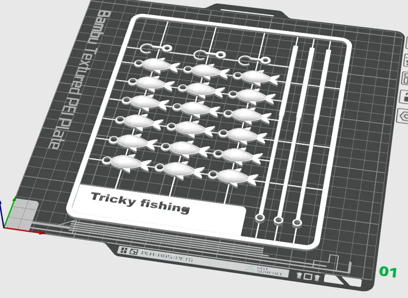 Tricky Fishing - kit card