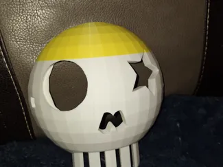 skull star mask/wall decor
