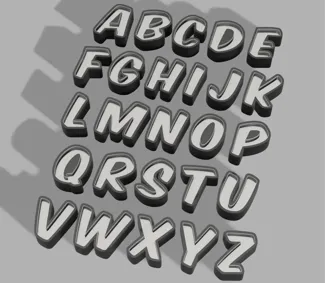 LED Letters Outside 