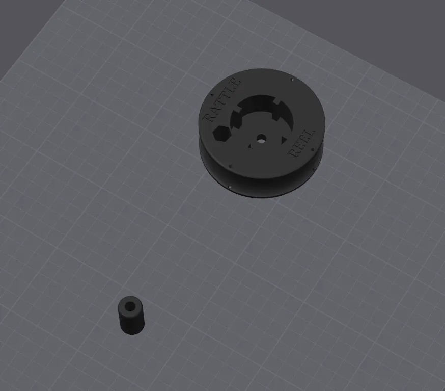 Ice Fishing Rattle Reel - Free 3D Print Model - MakerWorld